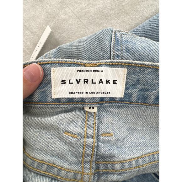 New SLVRLAKE London High Rise Broken Dreams Ripped Distressed Jeans Capsule Fall - Picture 6 of 10